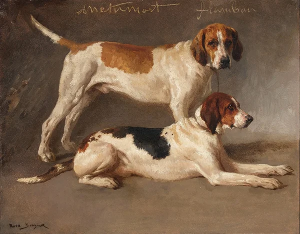 Metamort and Flambeau By Rosa Bonheur