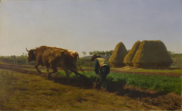 Ploughing Scene 1854 By Rosa Bonheur
