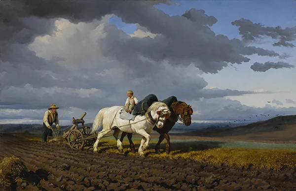 Plowing 1844 By Rosa Bonheur