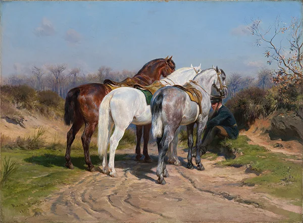 Relay Hunting 1887 By Rosa Bonheur