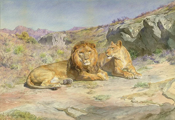 Royalty at Home 1885 By Rosa Bonheur