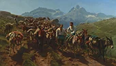 Spanish Muleteers Crossing the Pyrenees 1857 By Rosa Bonheur