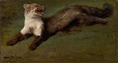 Study of a Wounded Stone Marten By Rosa Bonheur