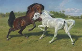 The Duel 1895 By Rosa Bonheur