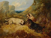 Terriers on the Hunt By Joseph Wolf