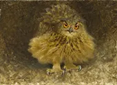 An Eagle Owl 1905 By Bruno Liljefors