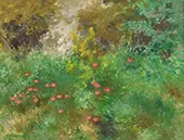 A Wild Garden By Bruno Liljefors