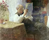 Portrait of the Artist's Father 1884 By Bruno Liljefors