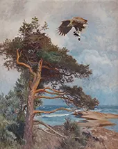 The Eagle Nest By Bruno Liljefors