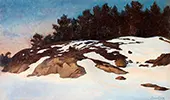 Winter Landscape at Dawn 1900 By Bruno Liljefors