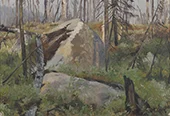 Dead Forest in Canada 1908 By Richard Friese