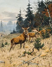 Monarch of the Whispering Pines 1891 By Richard Friese