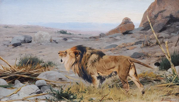 Roaring Lion By Richard Friese