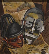 Negro Masksn 1932 By Malvin Gray Johnson