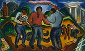 Night Turner 1934 By Malvin Gray Johnson