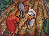 Thinning Corn 1934 By Malvin Gray Johnson
