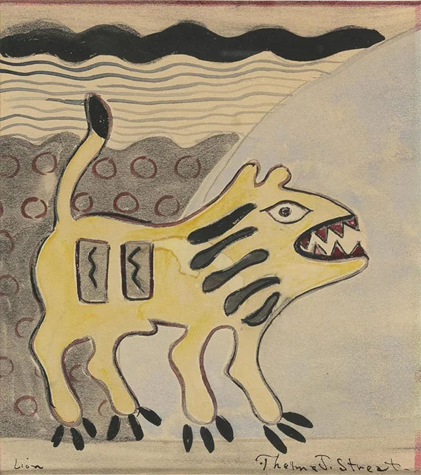 Lion 1945 By Thelma Johnson Streat