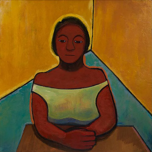 Seated Woman c1950 By Thelma Johnson Streat