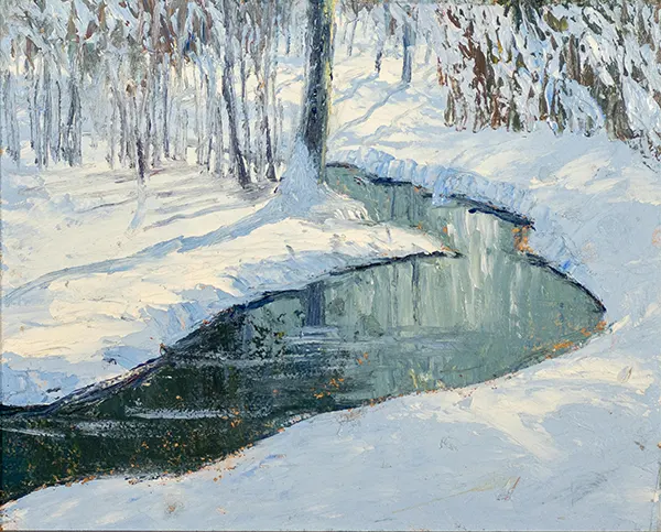 A Winter Stream By John Wesley Hardrick