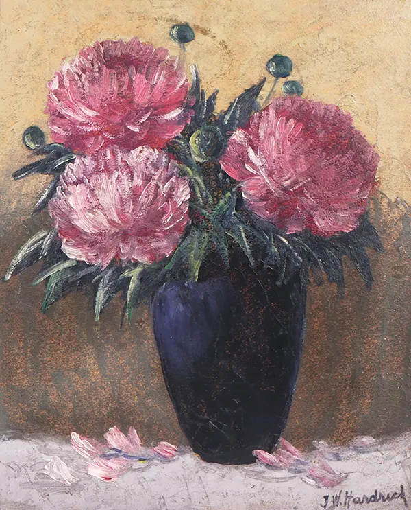Floral Still Life II By John Wesley Hardrick