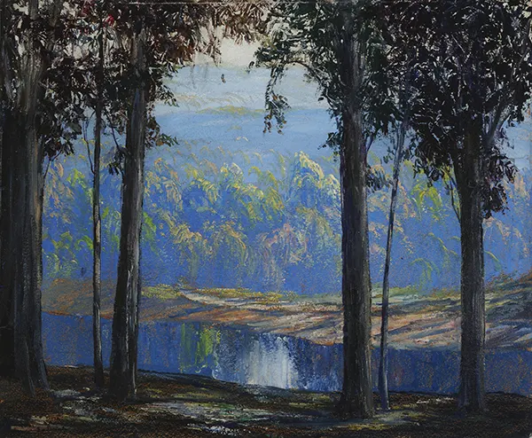 Forest Pool By John Wesley Hardrick