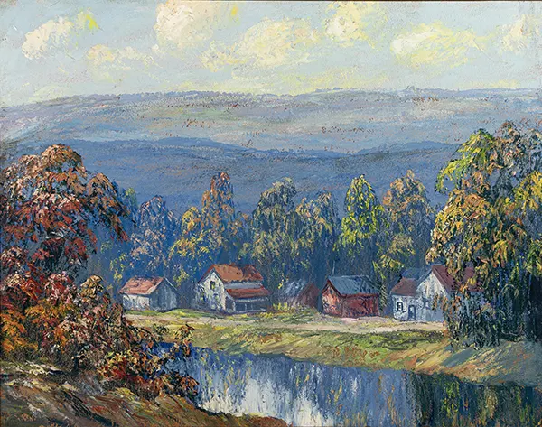 House Along the Whitewater River By John Wesley Hardrick
