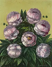 Peonies c1935 By John Wesley Hardrick