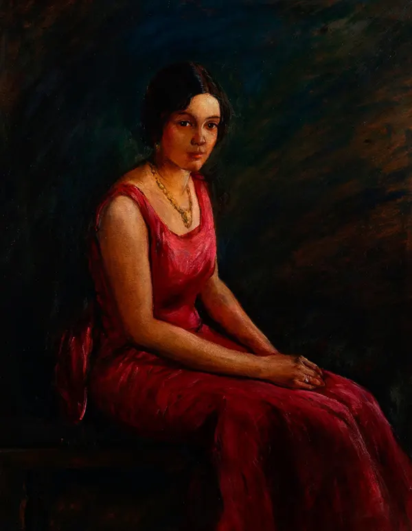 Portrait of Irvena Harvey By John Wesley Hardrick