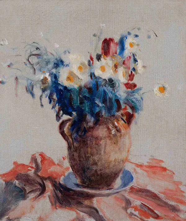 Still Life with Spring Flowers in a Vase c1911 By Roderic O'Conor