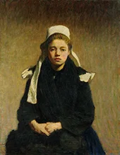 A Young Breton Girl By Roderic O'Conor