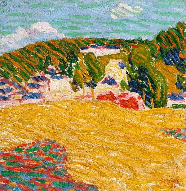 Field of Corn Pont Aven 1892 By Roderic O'Conor