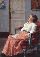 Girl in White Blouse 1915 By Roderic O'Conor