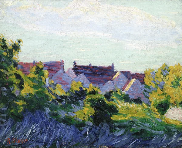 Red Roofs 1894 By Roderic O'Conor