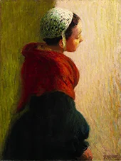 The Young Breton Woman 1895 By Roderic O'Conor