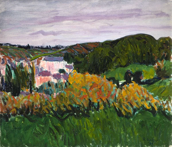View of Pont Aven 1899 By Roderic O'Conor