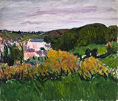 View of Pont Aven 1899 By Roderic O'Conor