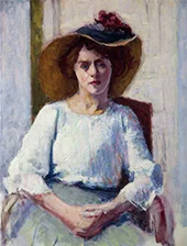 Woman in White 1910 By Roderic O'Conor