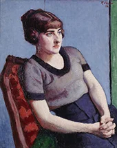 Woman with Purple Bodice 1915 By Roderic O'Conor