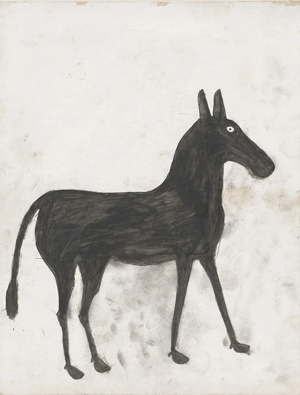 Black Horse By Bill Traylor