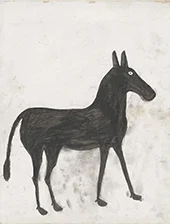 Black Horse By Bill Traylor