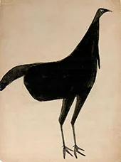 Black Turkey By Bill Traylor