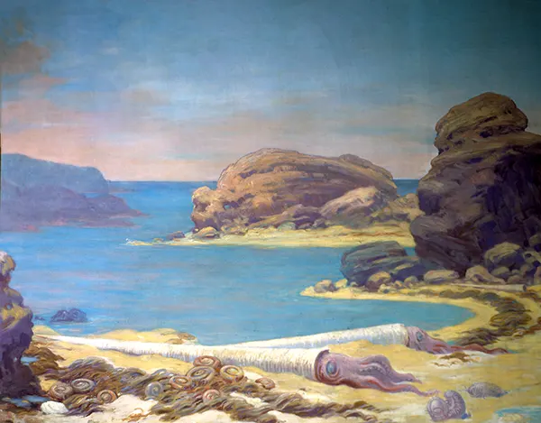 Beached Nautiloida By Charles R Knight