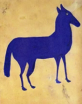 Blue Mule By Bill Traylor