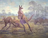 Palorchestes and Diprotodon By Charles R Knight
