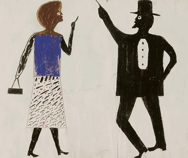 Man Woman By Bill Traylor