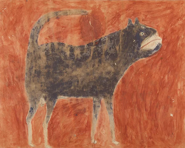 Mean Dog By Bill Traylor