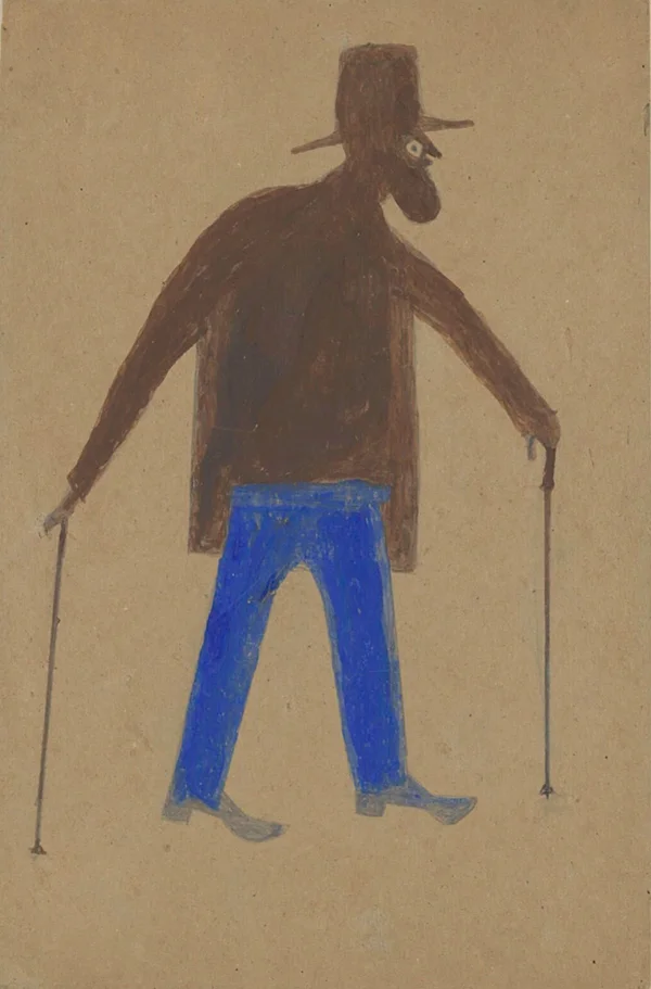 Self Portrait By Bill Traylor