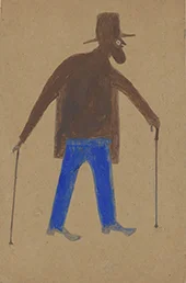Self Portrait By Bill Traylor