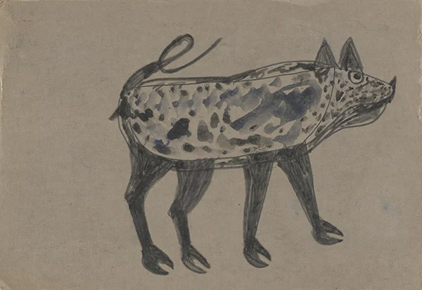 Spotted Sow 1940 By Bill Traylor