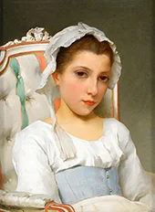 A Young French Girl By Hugo Salmson